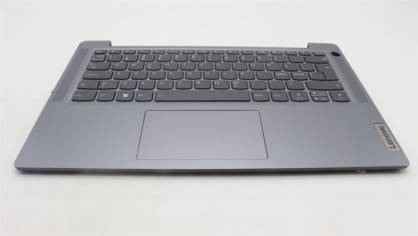 Lenovo IdeaPad 3 14AMN8 Palmrest Cover Touchpad Keyboard Noridc Grey 5CB1L30061