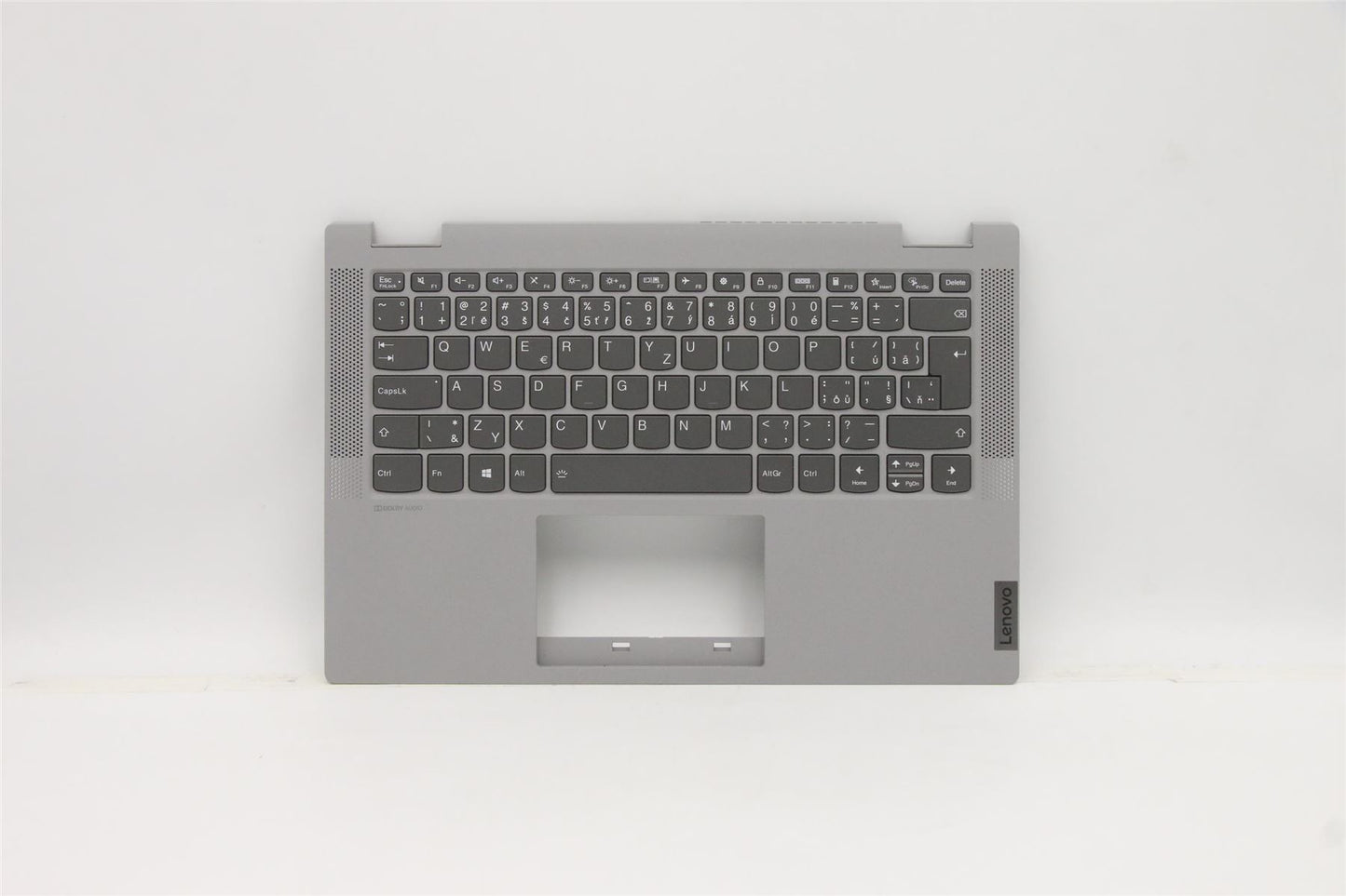 Lenovo IdeaPad 5-14ALC05 Palmrest Cover Keyboard Czech Slovakian Grey 5CB1C19348