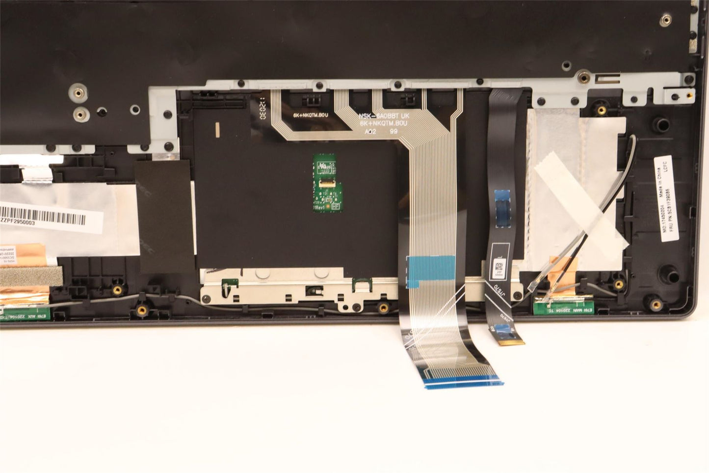 Lenovo Upper Case ASM_POR L82RB STGY RGB 5CB1F39086