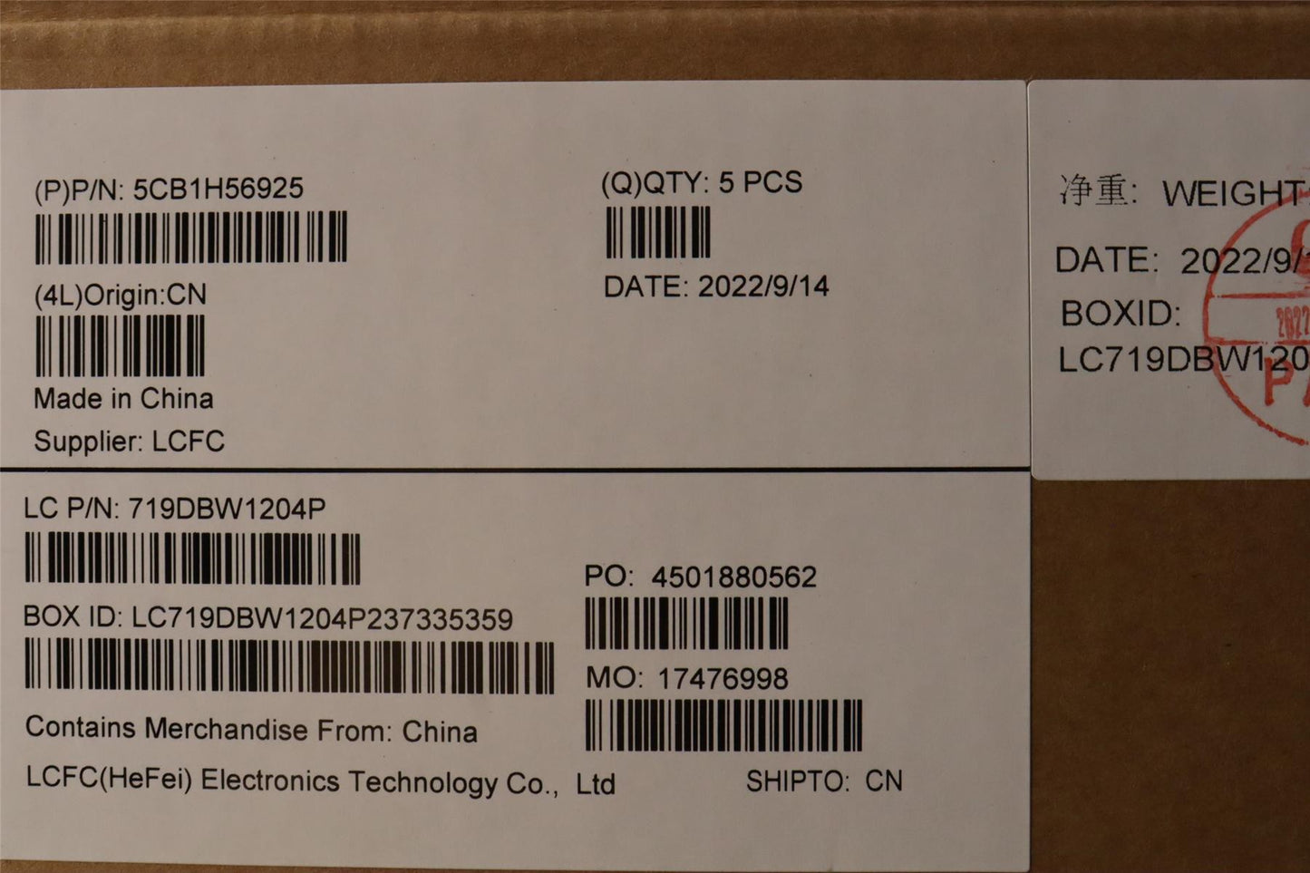 Lenovo Upper Case ASM_SWS L82RJ NFP AB BL 5CB1H56925