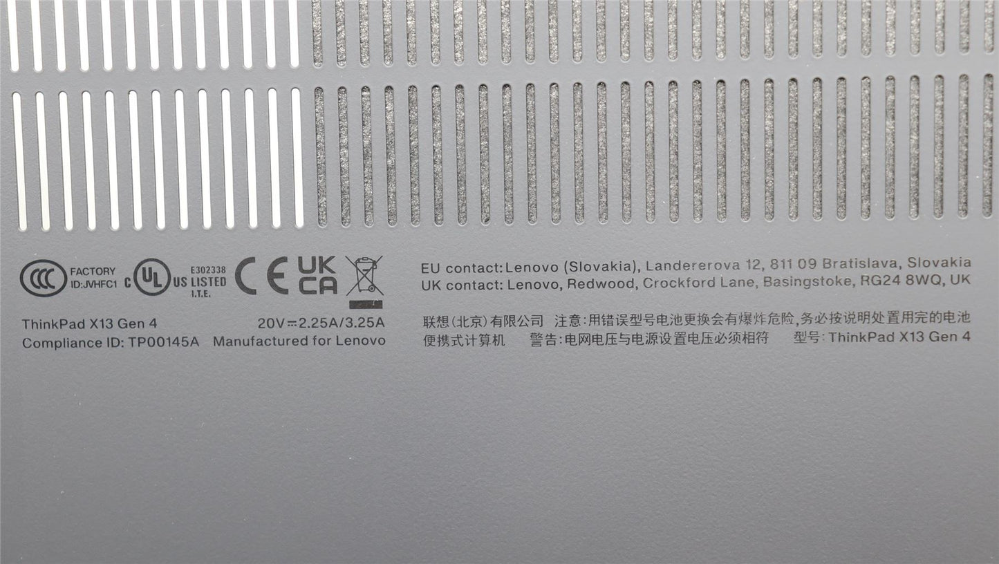 Lenovo COVER X13G4_D_COVER_S_5G_BLK_ASSY 5CB1L57779
