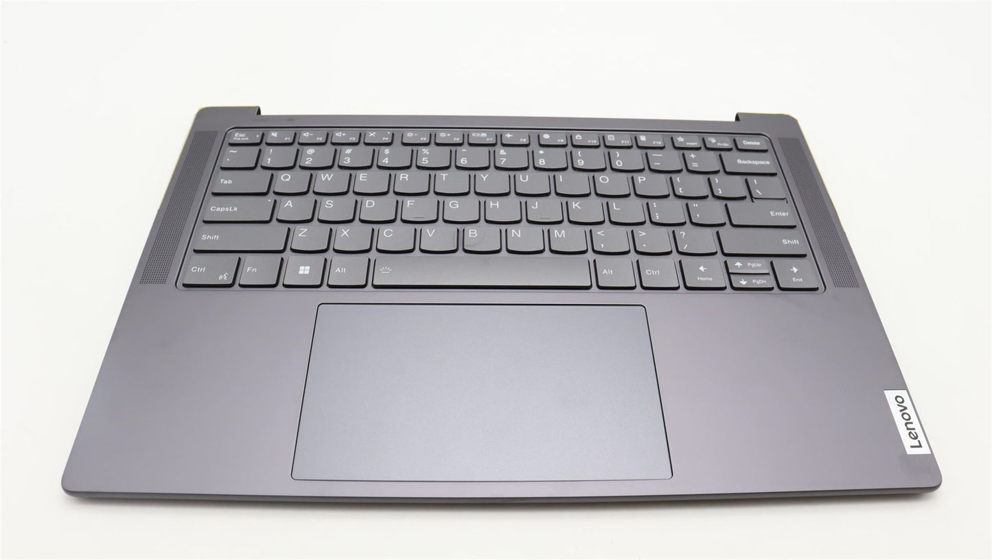 Lenovo Yoga 7 14ARP8 Palmrest Cover Touchpad Keyboard US Storm Grey 5CB1L50249