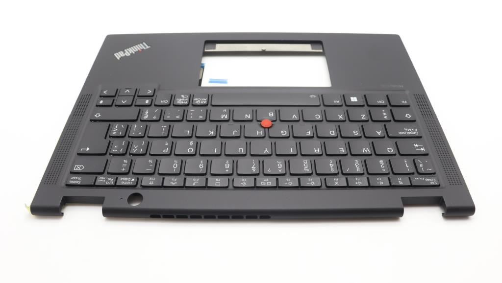 Lenovo Yoga X13 Gen 4 Palmrest Cover Keyboard French Canadian Black 5M11L64222