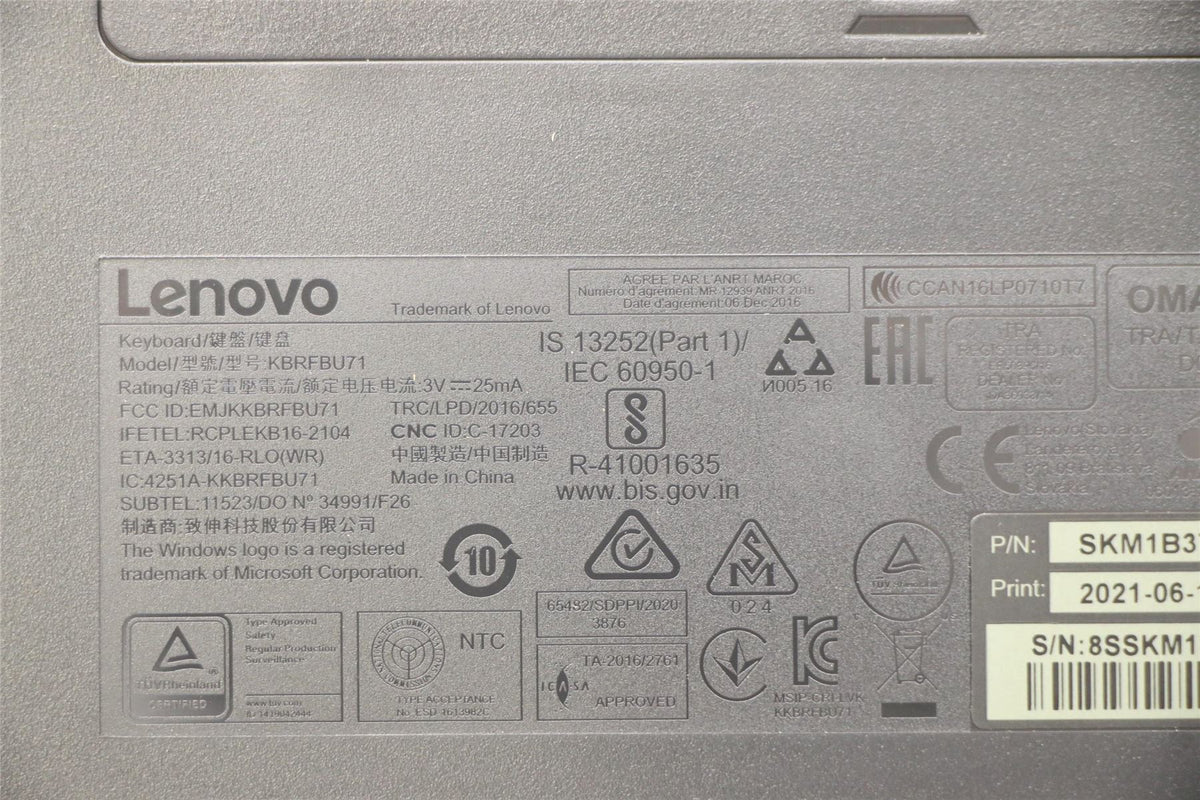 Lenovo Keyboard_Mouse,2.4G,Japanese,Black,Non_Backlight Keyboard 5KM0U87603