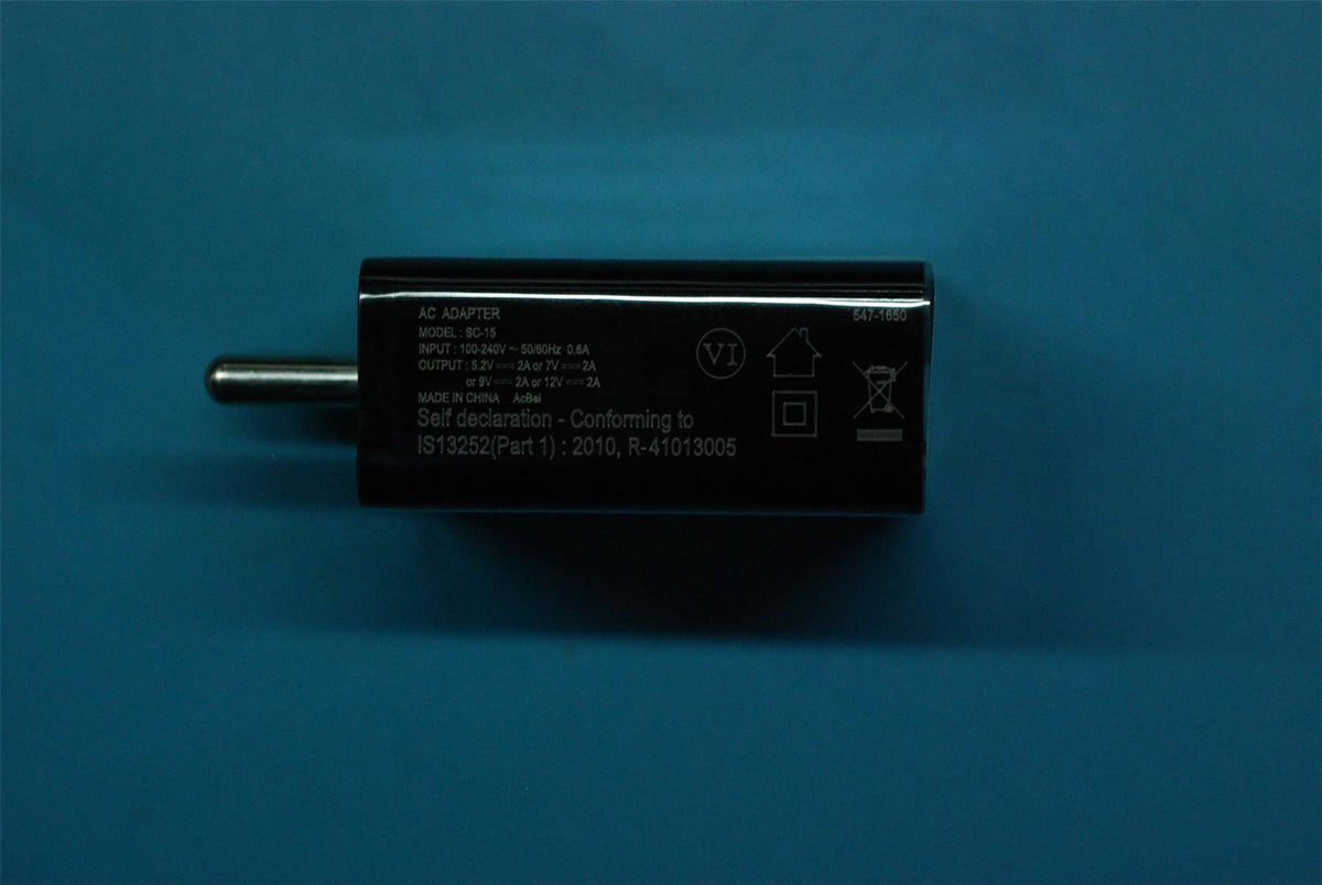 Lenovo Adapter;SC-15;24W;BIS logo;IN;Black 24W AC Charger Adapter SA18C08972