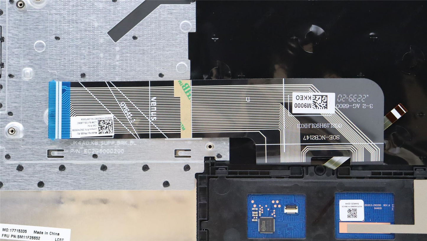 Lenovo K14 Keyboard Palmrest Top Cover US Black 5M11F26652