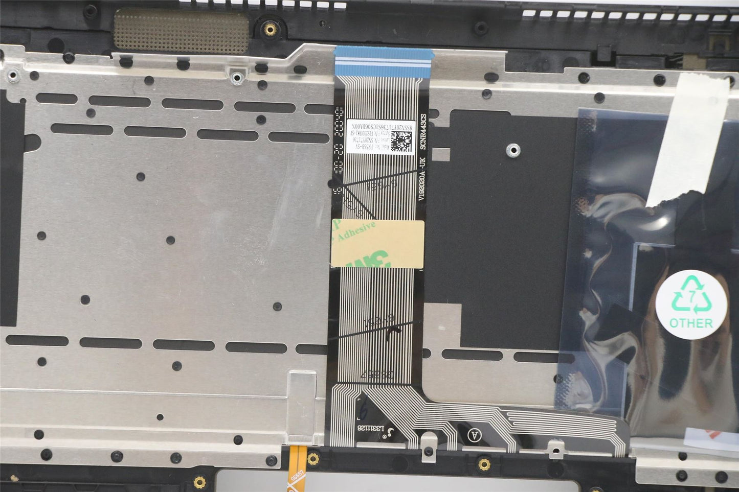 Lenovo Yoga 7-15IMH05 Palmrest Cover Keyboard Slovenian Brown 5CB0Z31038