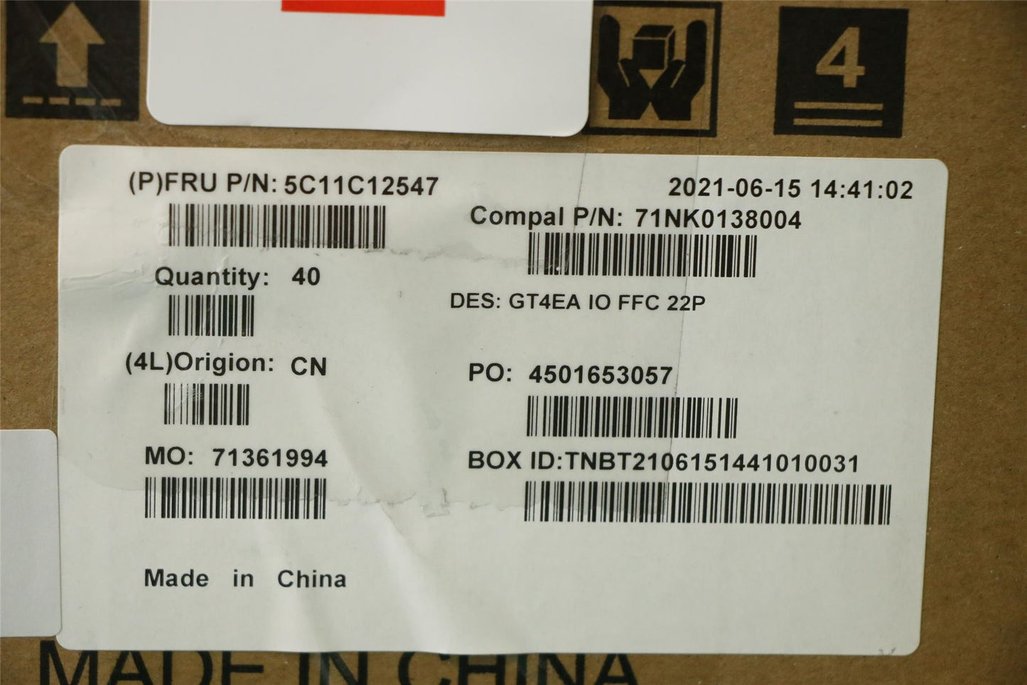 Lenovo IdeaPad 14e Gen 2 3 14APO6 IO FFC Cable 5C11C12547