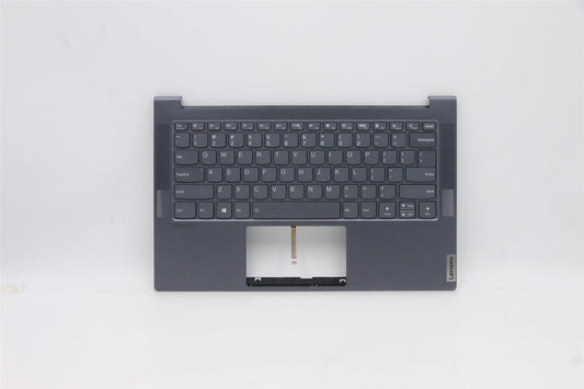 Lenovo IdeaPad 7-14ITL05 7-14ITL05 Palmrest Cover Keyboard US Europe Blue 5CB1B02812