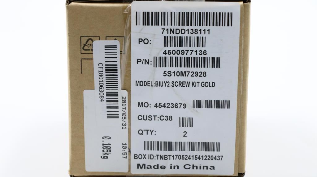 Lenovo SCREW Screw Pack C 80V4 Gold 5S10M72928