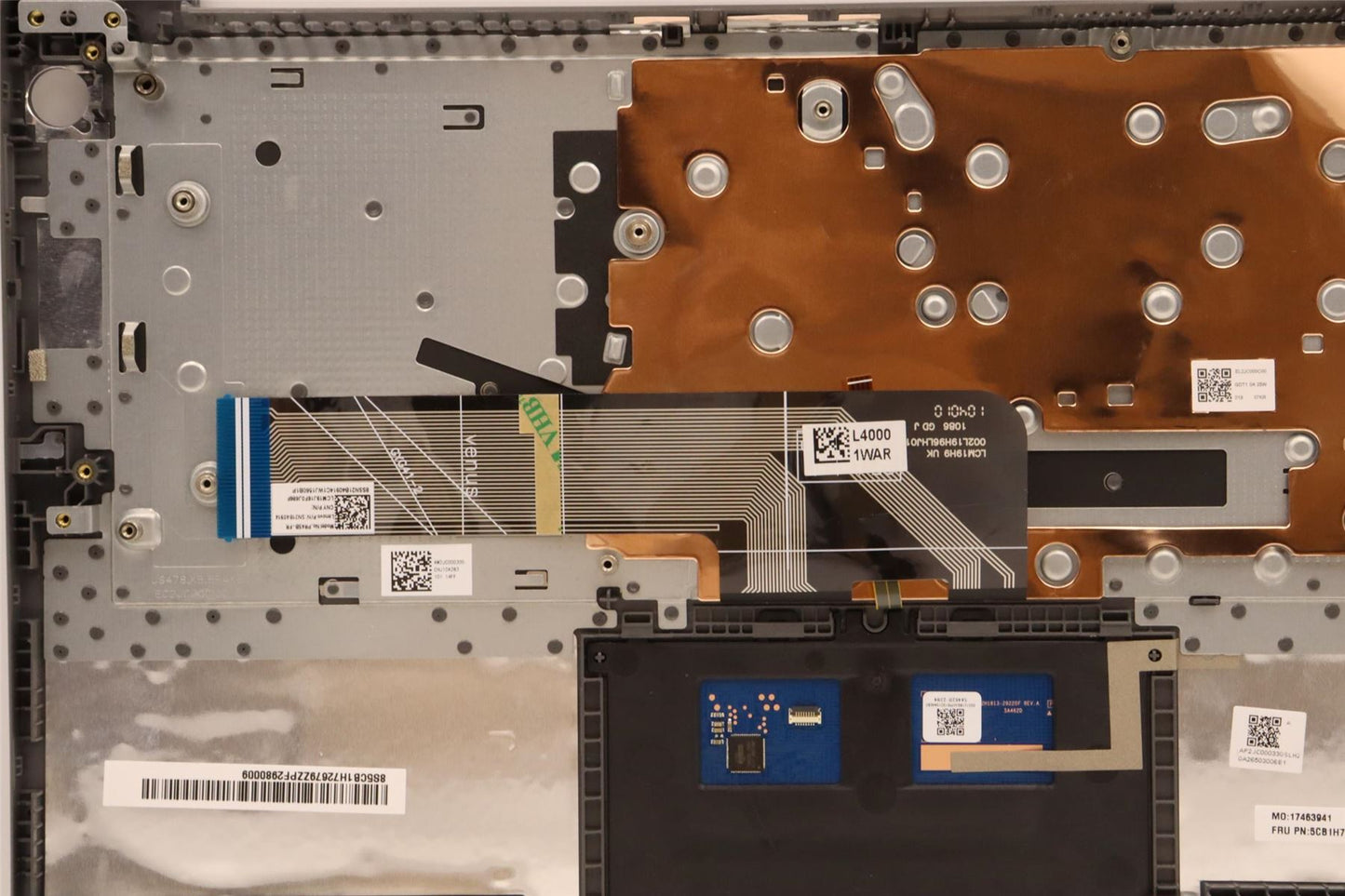 Lenovo Upper Case ASM_FRA L82RM AG_FP_BL 5CB1H72679