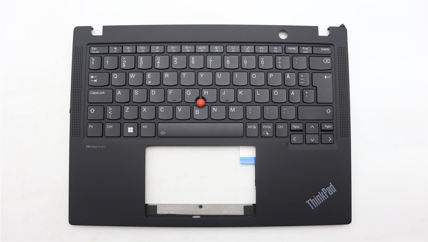 Lenovo ThinkPad X13 Gen 4 Palmrest Cover Keyboard Swedish Finnish 5M11H94558