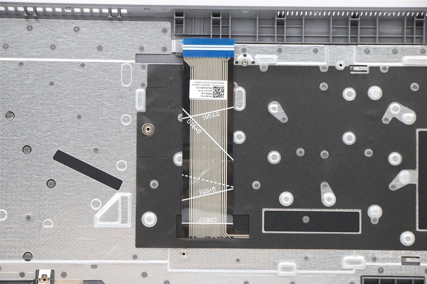 Lenovo IdeaPad 3-17ADA6 3-17ALC6 Keyboard Palmrest Top Cover US Blue 5CB1C81076