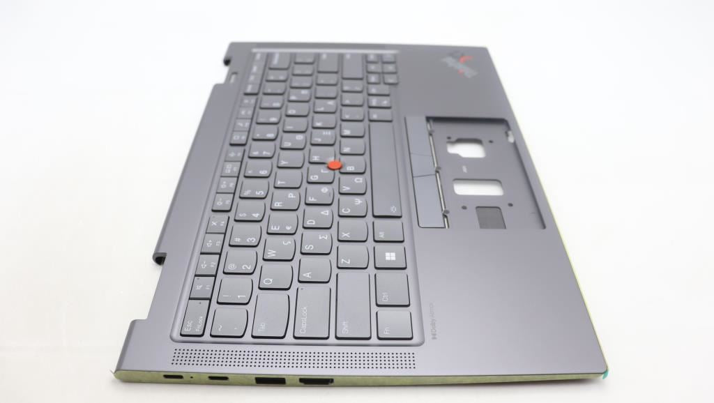 Lenovo ThinkPad X1 8th Gen Keyboard Palmrest Top Cover Greek Grey 5M11H62267