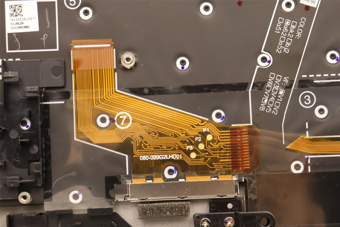 Lenovo Carbon X1 10th Keyboard Palmrest Top Cover German Black 5M11K07682