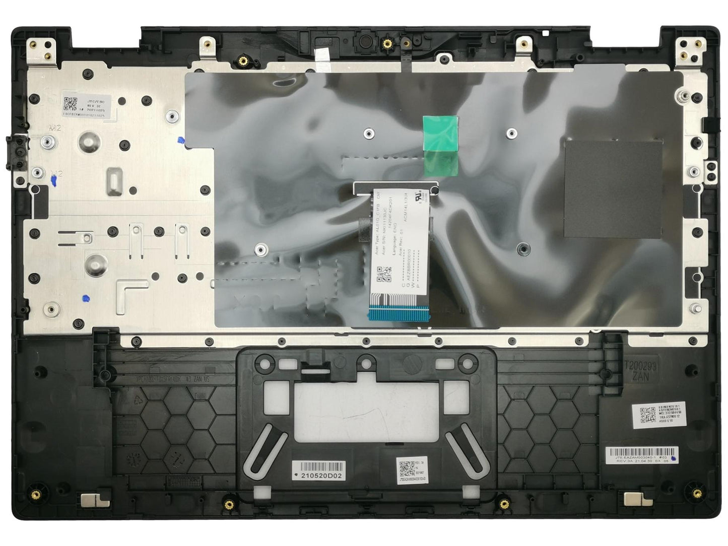 Acer Chromebook Spin R752T R752TN Palmrest Cover Keyboard Black 6B.H92N7.019