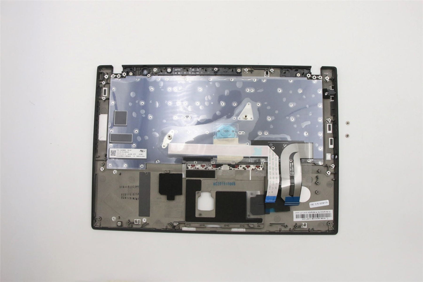 Lenovo ThinkPad T490s Keyboard Palmrest Top Cover US International Black 02HM426