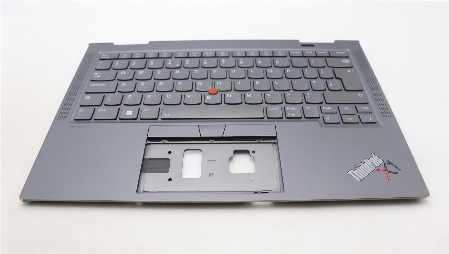 Lenovo Yoga X1 8th Gen Palmrest Touchpad Cover Keyboard UK Europe 5M11H62514