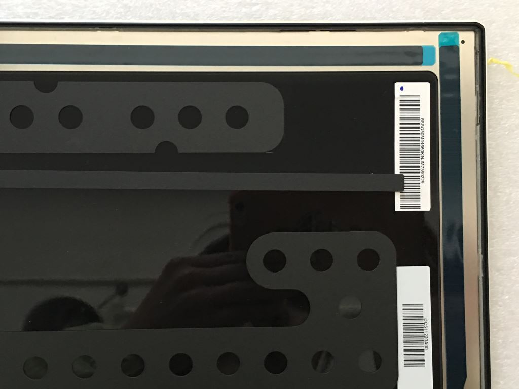 Lenovo Yoga 910-13IKB Glass LCD Cover Rear Back Housing Silver 5CB0M56304