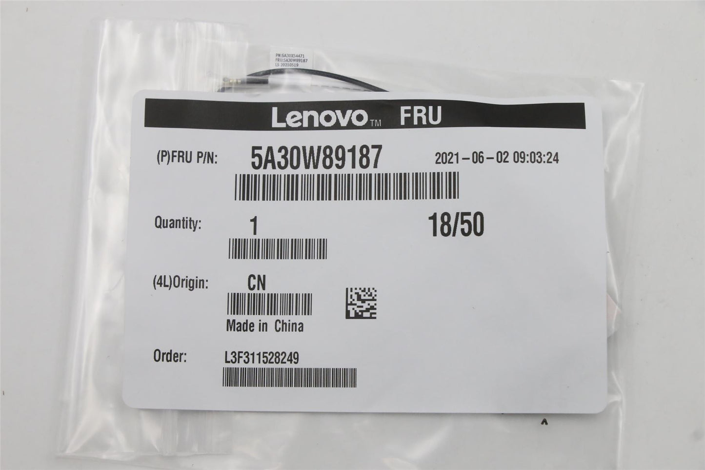 Lenovo ThinkStation P358 Wi-Fi Wifi Wireless Antenna 5A30W89187