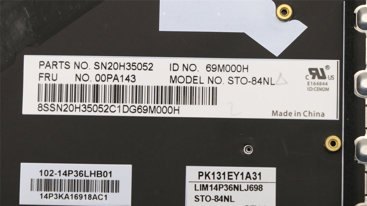 Lenovo STO-KBD, NL, CHY, BL Dutch Keyboard 00PA143