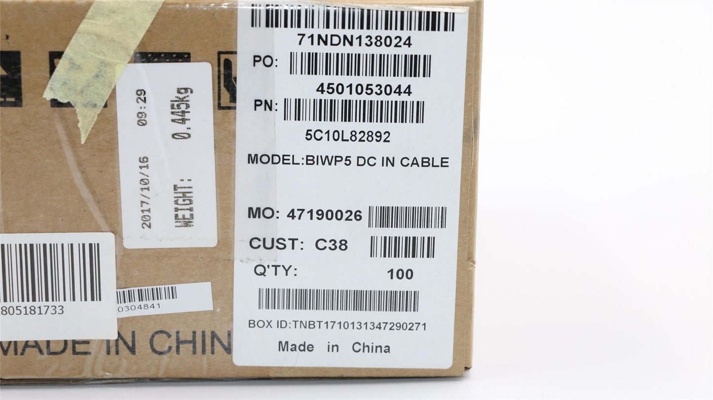 Lenovo IdeaPad 110-15ISK DC In Port Socket Power Cable 5C10L82892