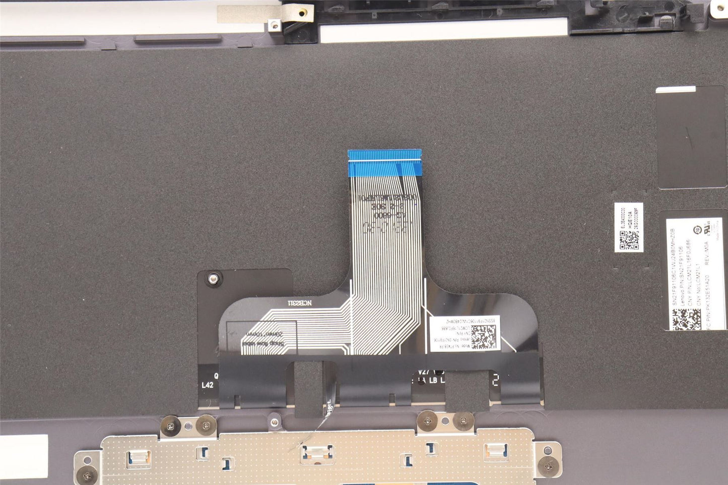 Lenovo Yoga 7 14IAL7 Palmrest Cover Touchpad Keyboard French 5CB1J02488