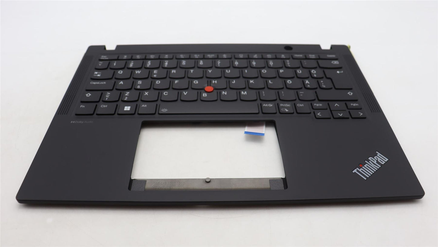 Lenovo ThinkPad X13 Gen 4 Keyboard Palmrest Top Cover Spanish Black 5M11H94495