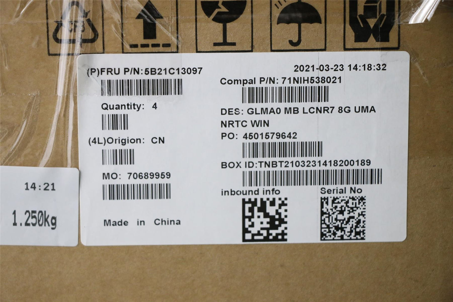 Lenovo IdeaPad 5 14ALC05 Motherboard Mainboard 5B21C13097