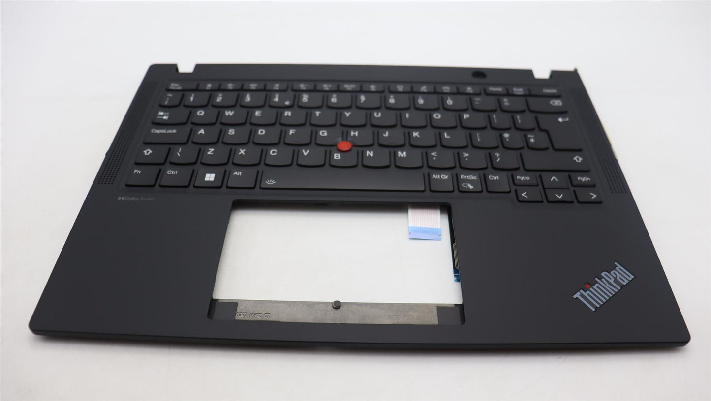 Lenovo ThinkPad X13 Gen 4 Palmrest Cover Keyboard UK Europe Black 5M11H94462