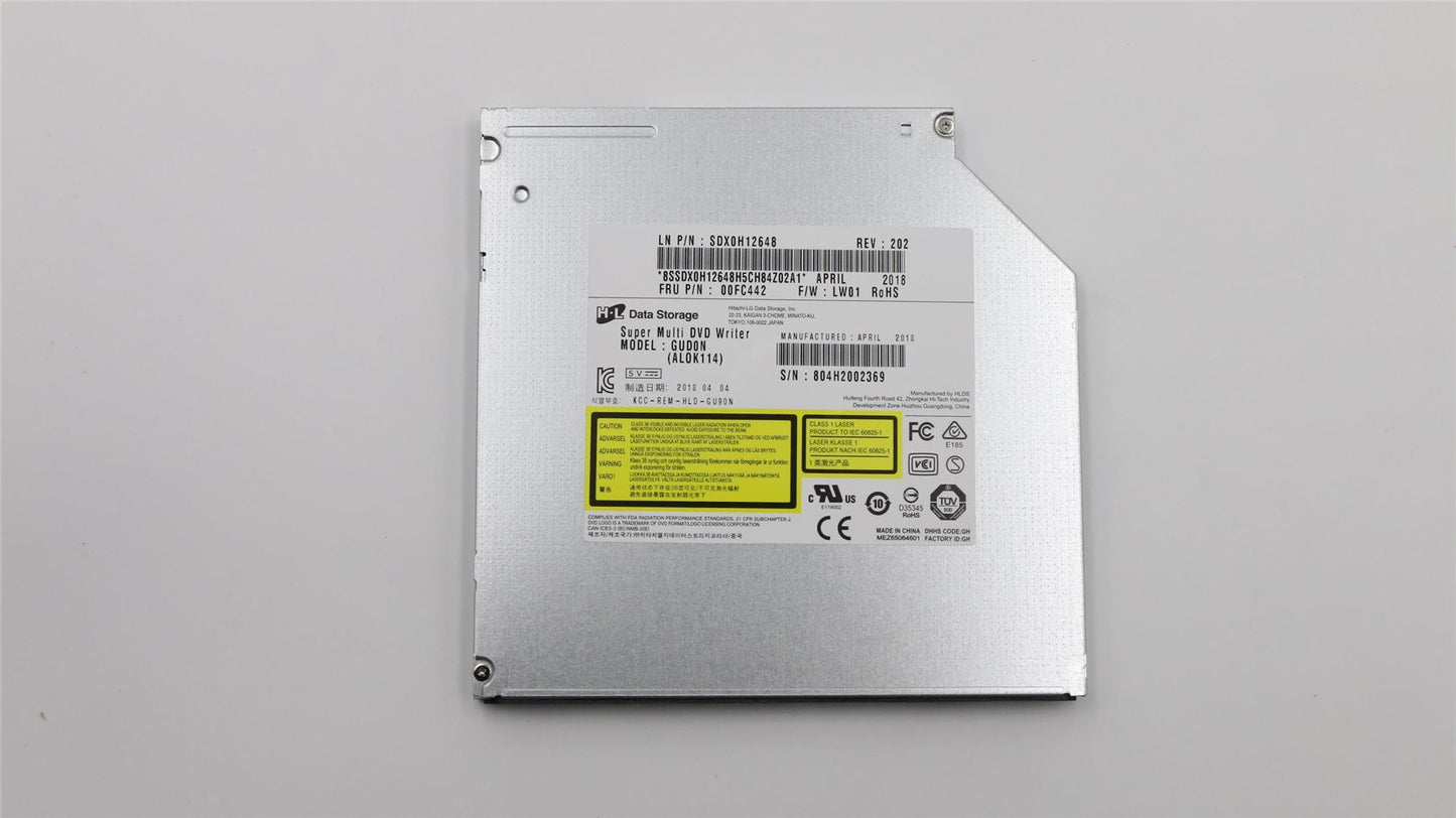 Lenovo 00FC442 OPT_DRIVE PL DU-8AESH 9.5 DVDRW WOB WOR