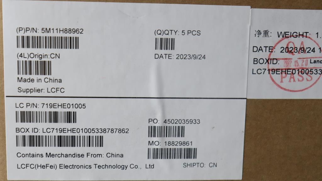 Lenovo ThinkPad X13 Gen 4 Keyboard Palmrest Top Cover Arabic Black 5M11H88962
