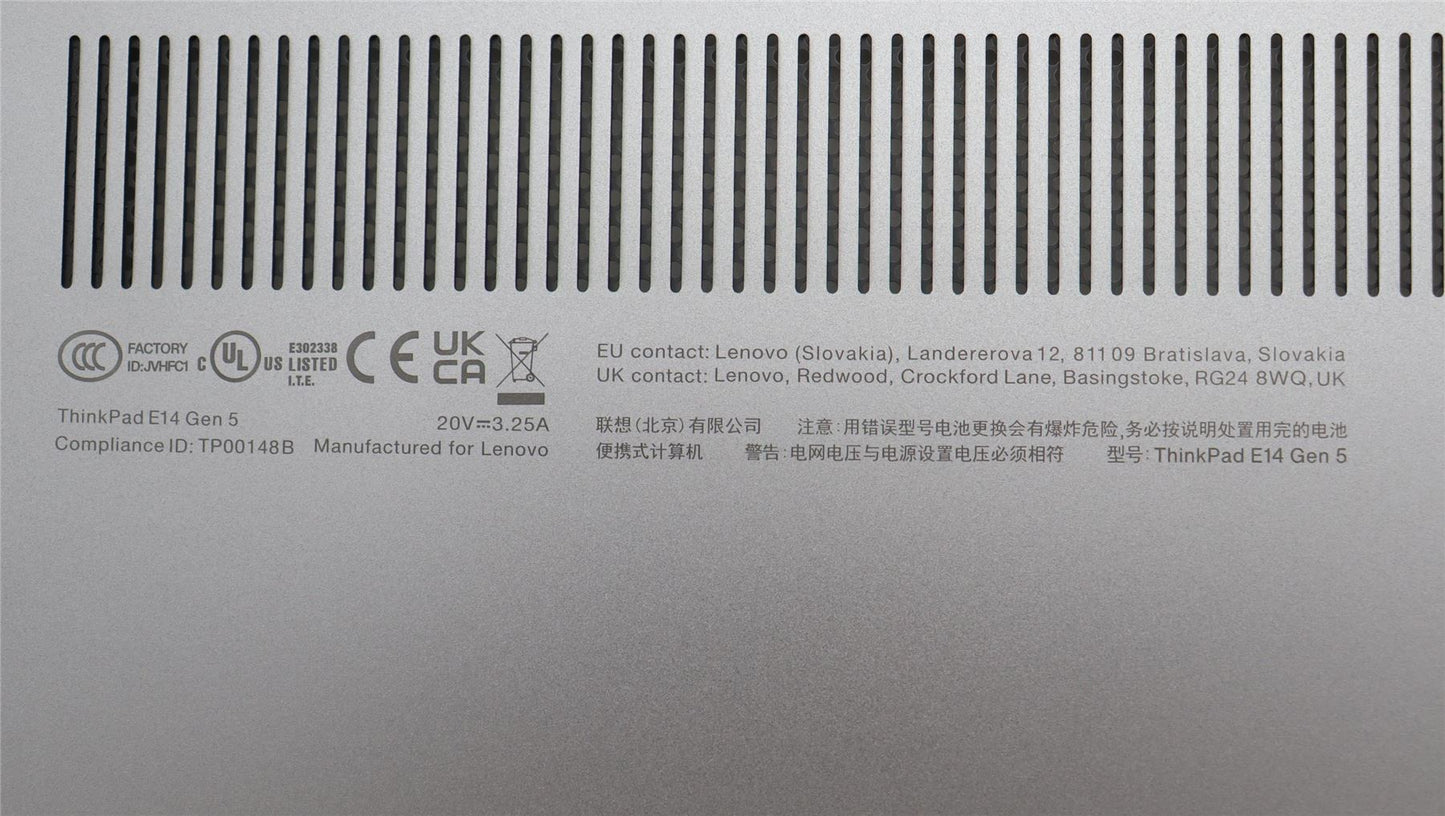 Lenovo FRU COVER KE451_D_COVER_AL_ASSY_GY 5CB1M21478