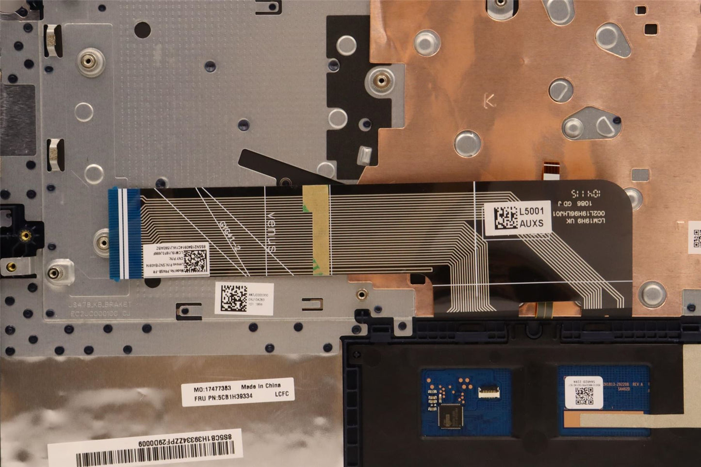 Lenovo Upper Case ASM_FRA L82RJ FP AB BL 5CB1H39334