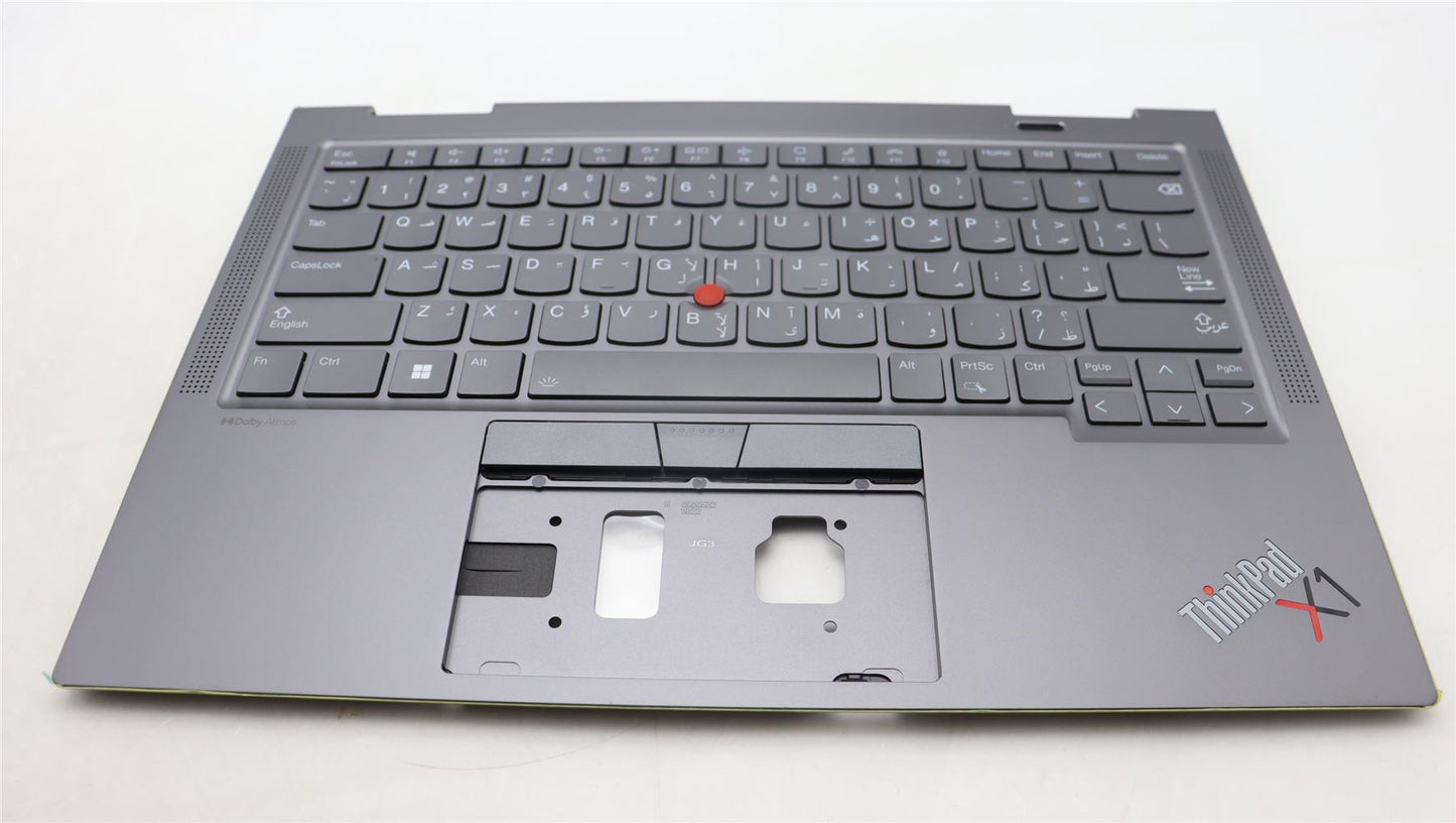 Lenovo ThinkPad X1 8th Gen Keyboard Palmrest Top Cover Arabic Grey 5M11H62213