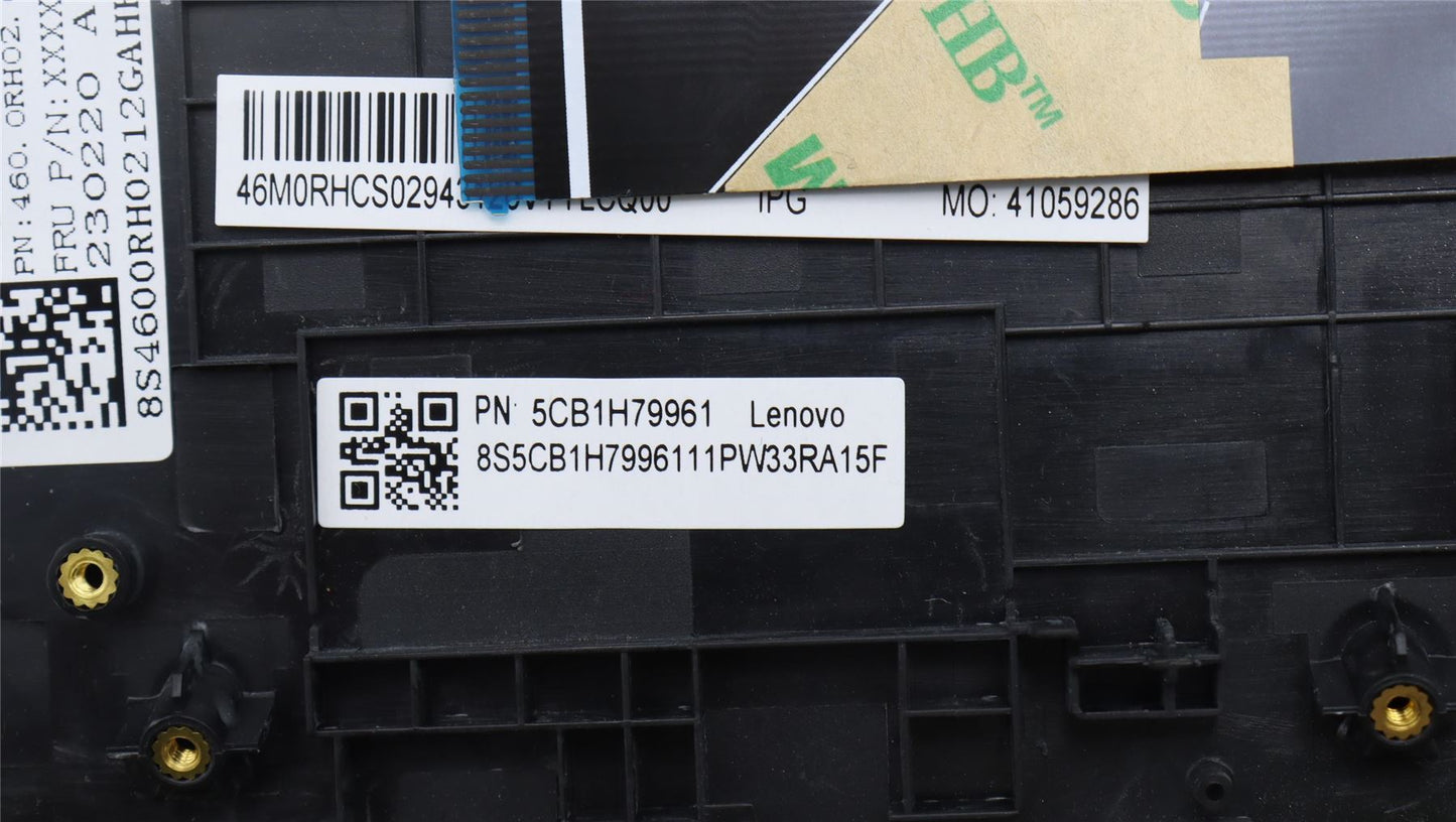 Lenovo Upper Case ASM_NORDIC W 82R7 CG BL 5CB1H79961