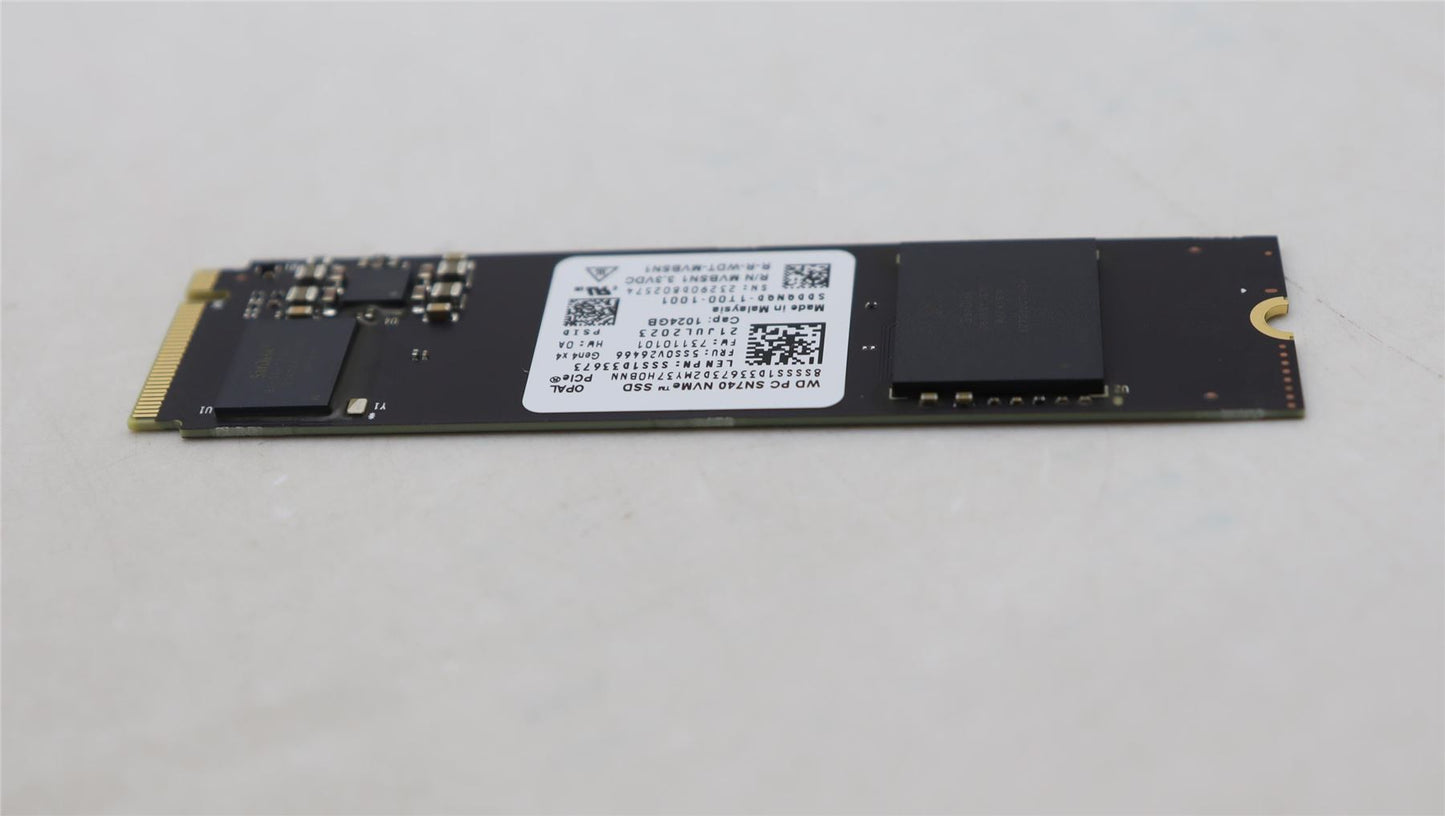 Lenovo ThinkPad SE30 T16 Gen 2 T16 1 T15p 3 Solid State Drive SSD 5SS0V26479