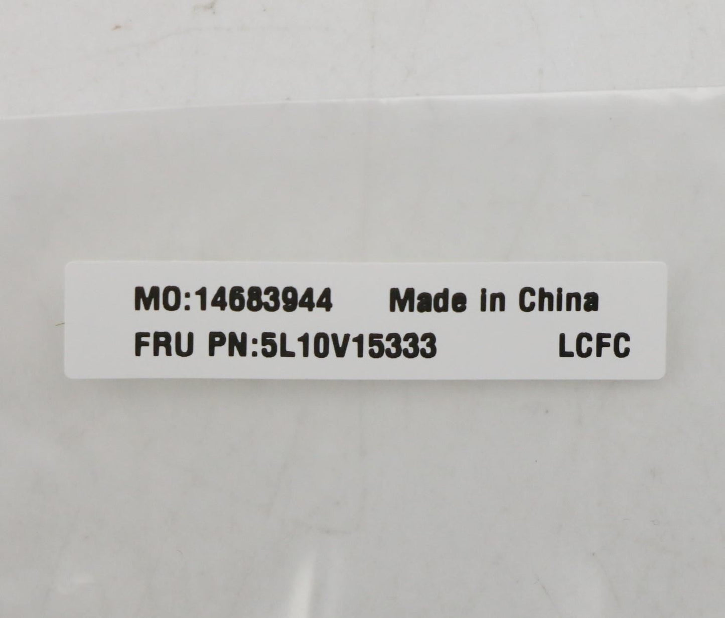 Lenovo LABEL FRU System Label SR 5L10V15333