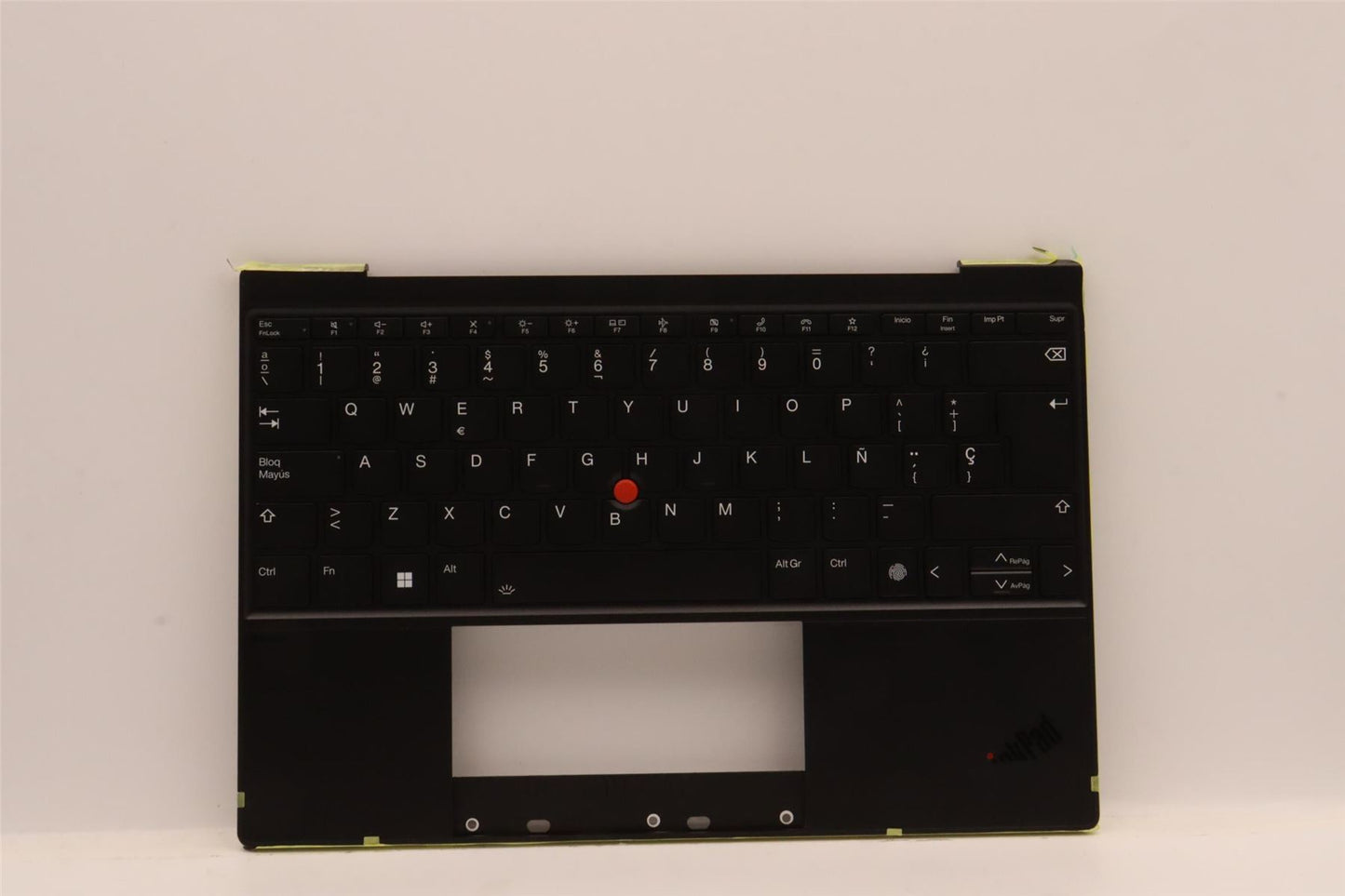 Lenovo ThinkPad Z13 Gen 1 Keyboard Palmrest Top Cover Spanish Black 5M11H95057