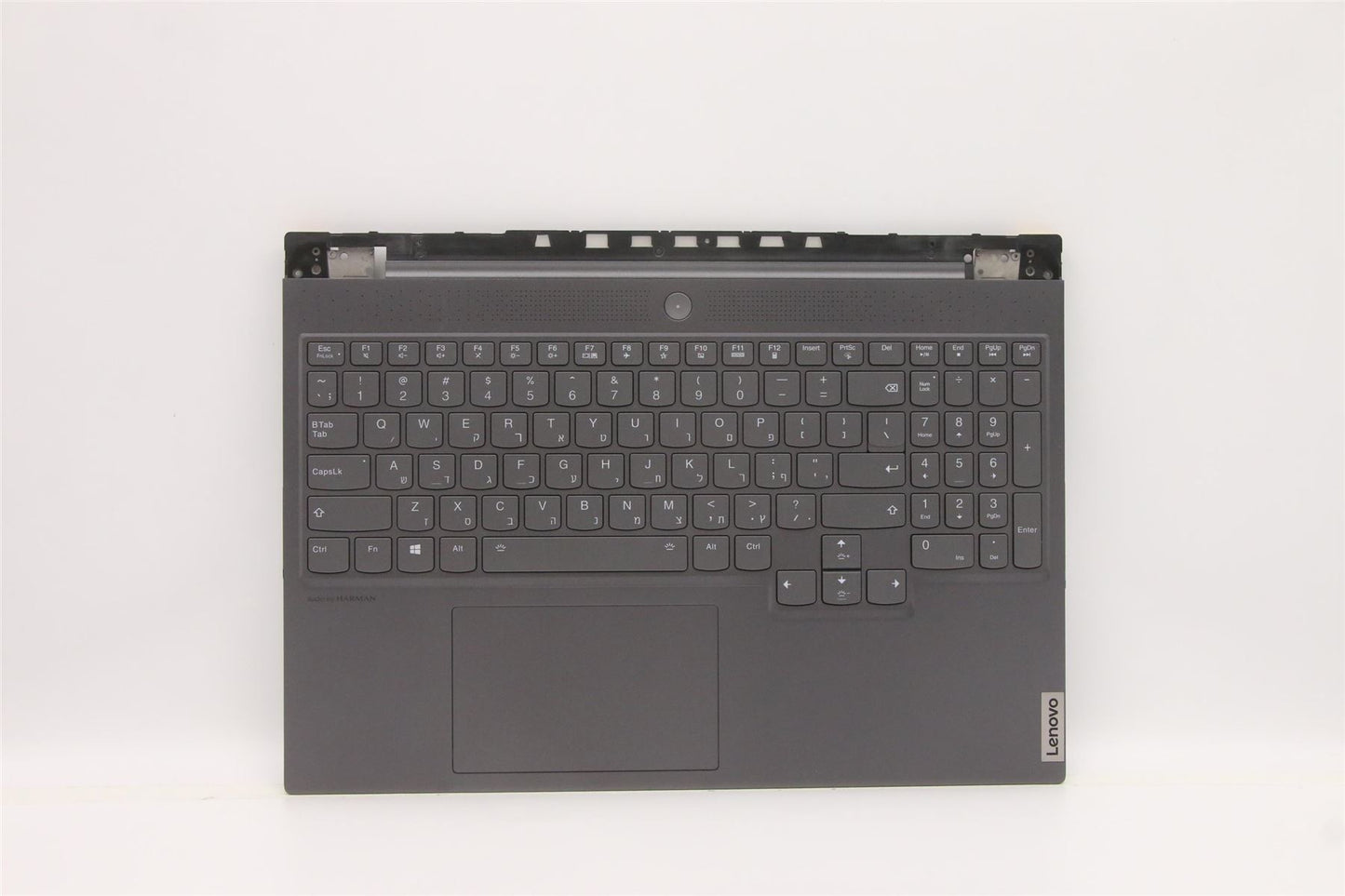 Lenovo 7 16ITHg6 Palmrest Cover Touchpad Keyboard Hebrew Grey 5CB1D05125