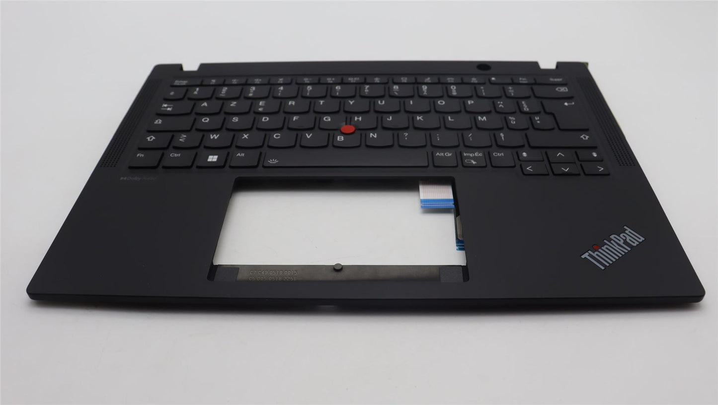 Lenovo ThinkPad X13 Gen 4 Palmrest Cover Keyboard French Black Backlit 5M11H94501