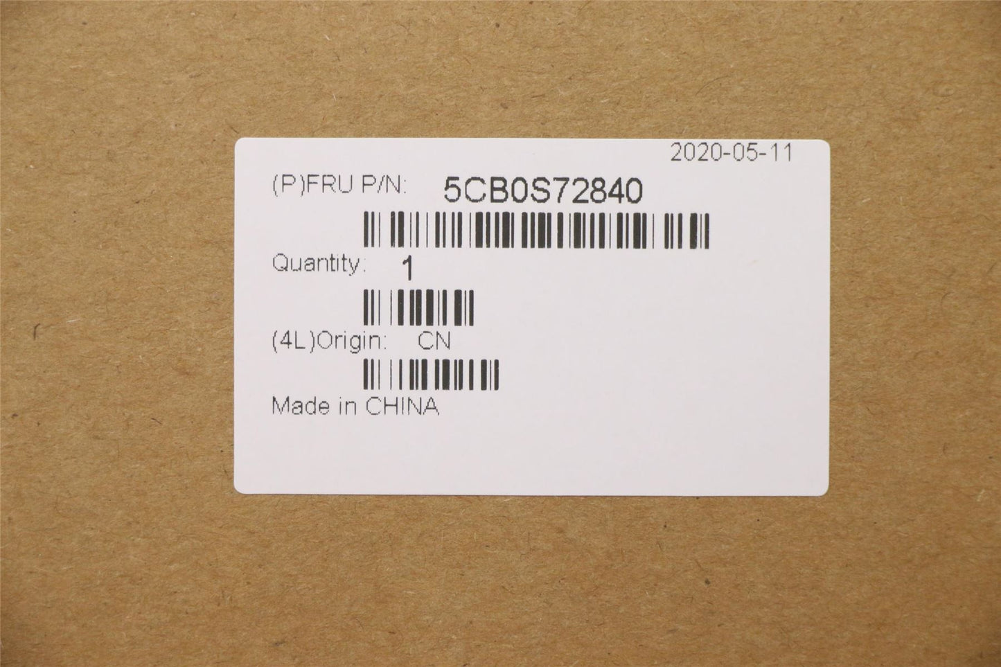 Lenovo C630 Keyboard Palmrest Top Cover US International Black 5CB0S72840