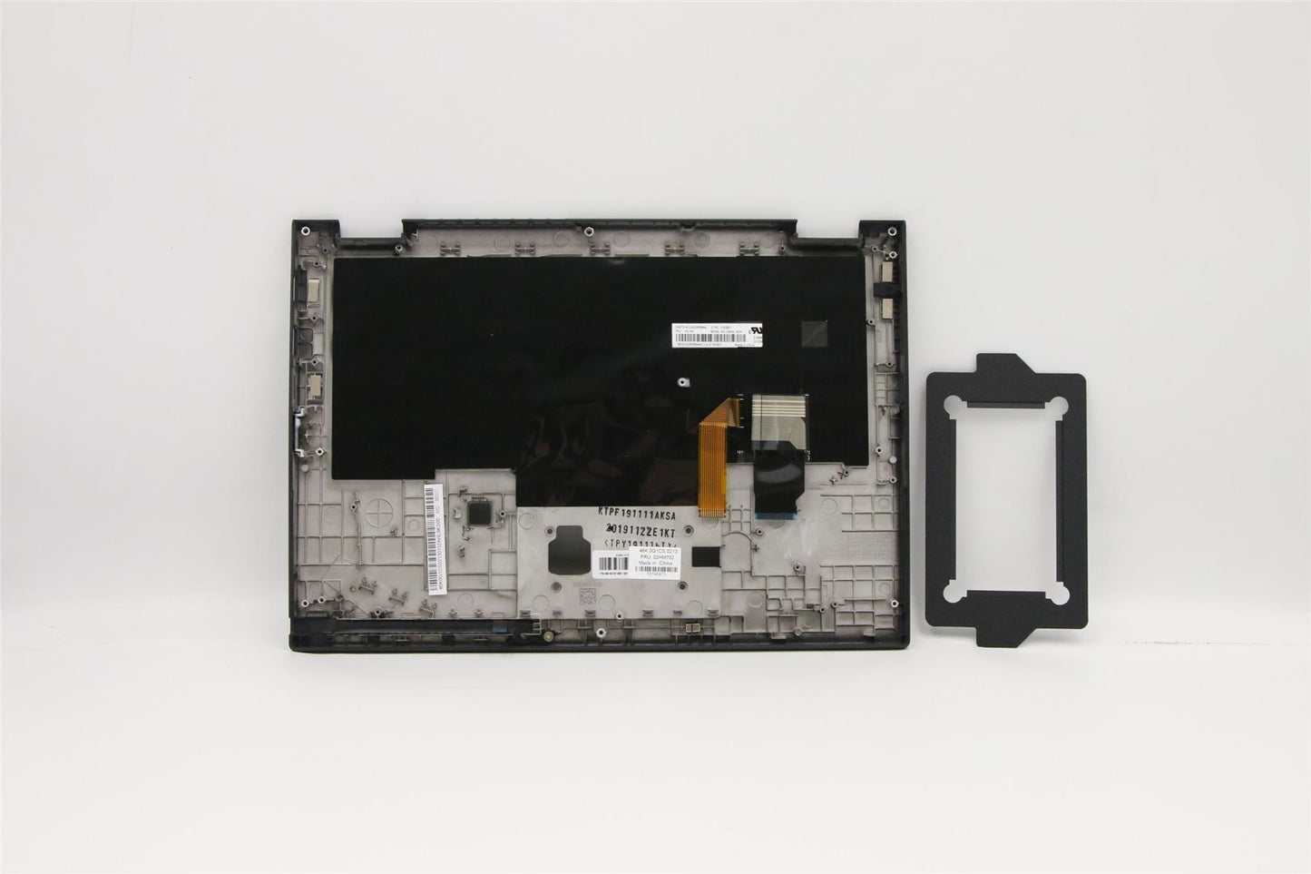 Lenovo ThinkPad X390 Keyboard Palmrest Top Cover India English Black 02HM702