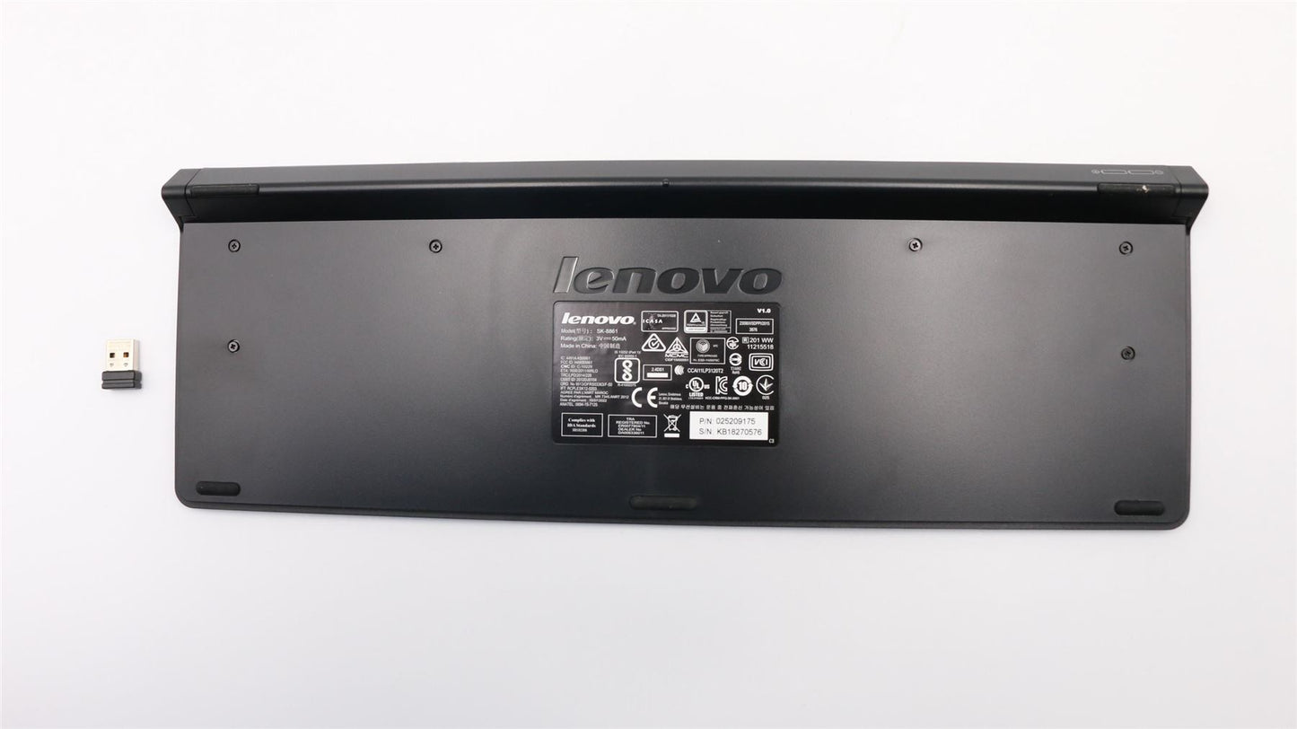 Lenovo Liteon SK-8861(US) 2.4G KB-Black8 25209175