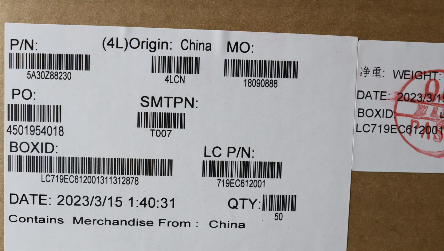 Lenovo Chrome 14e Gen3 IP 3 14IAN8 Wi-Fi Wifi Wireless Antenna 5A30Z88230