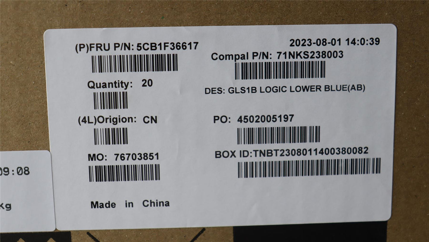 Lenovo Lower Case C 82R1 Blue 5CB1F36617