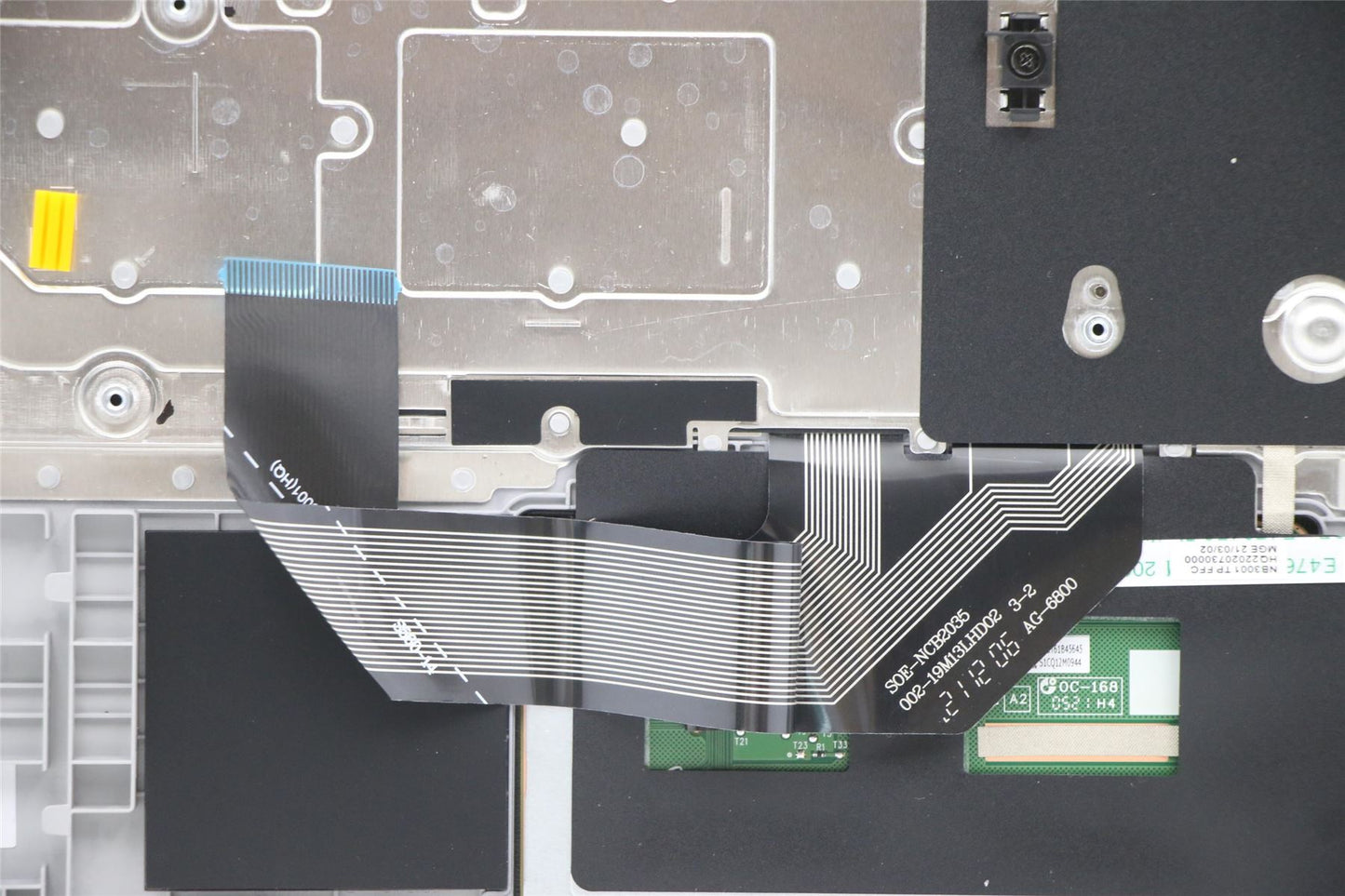 Lenovo Chromebook 14M836 Keyboard Palmrest Top Cover US Europe Silver 5CB1C92817
