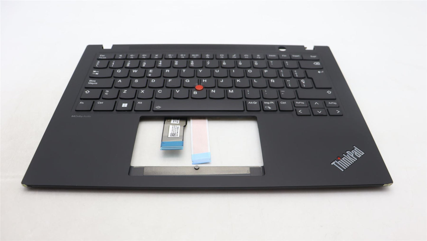 Lenovo ThinkPad T14s Gen 4 Palmrest Cover Keyboard Spanish Black 5M11L59541