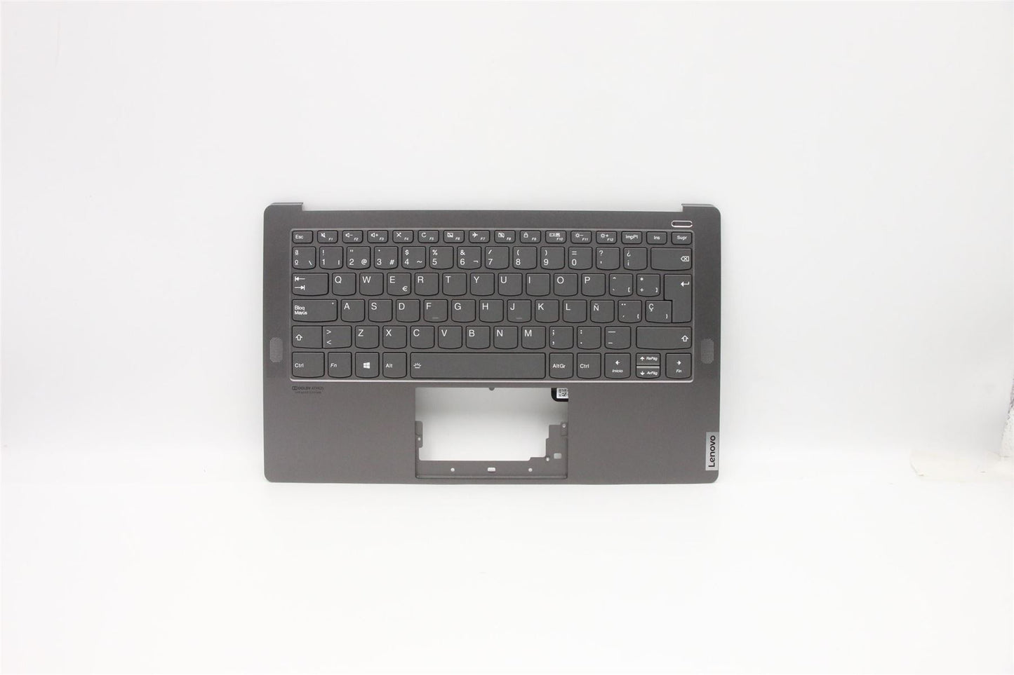 Lenovo Yoga S940-14IIL Palmrest Cover Keyboard Spanish Grey 5CB0W43495