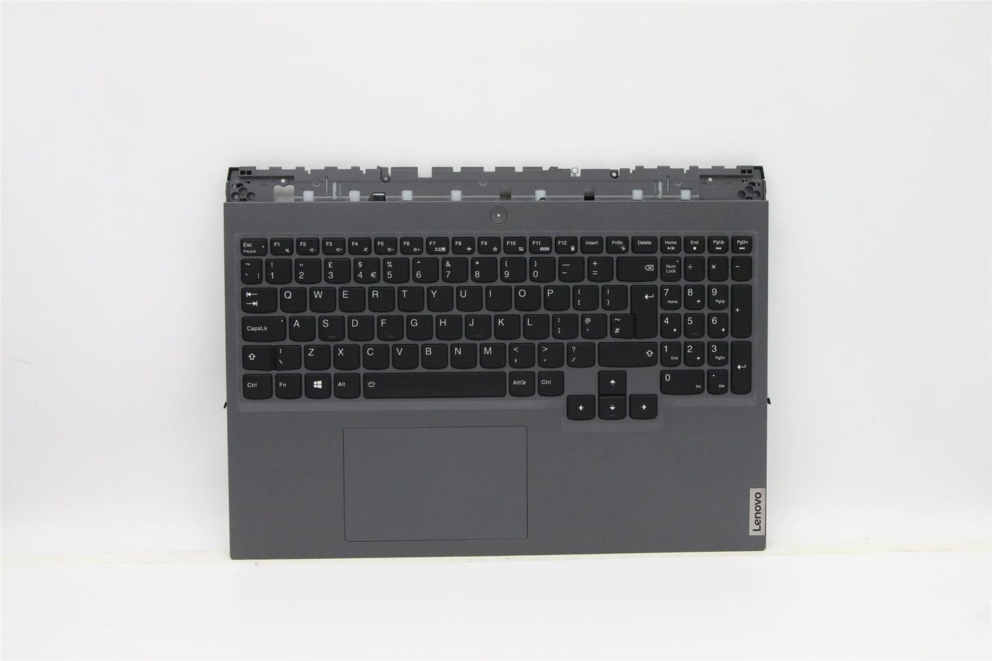 Lenovo Legion 5 16ACH6H Palmrest Cover Touchpad Keyboard UK Grey 5CB1C14951